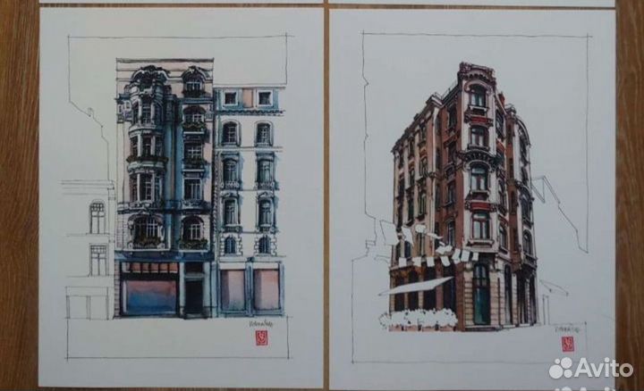 Комплект из 4 постеров