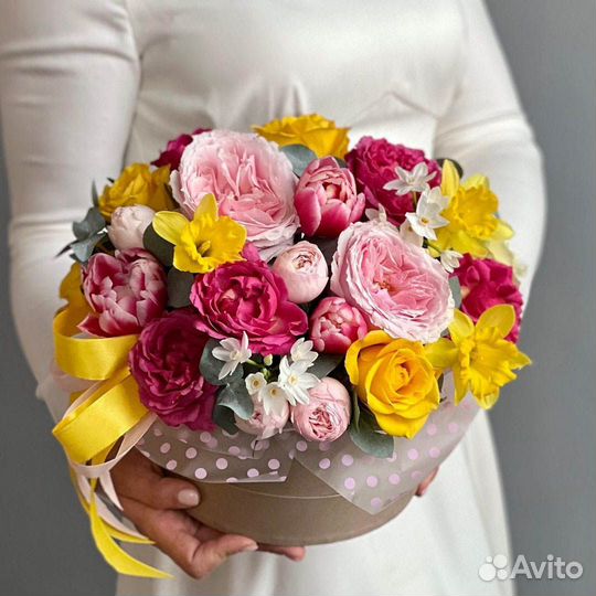 Букет в коробке