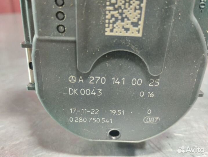 Заслонка дроссельная Mercedes E-Class W213 M274