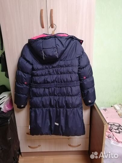 Зимний пуховик пальто для девочки