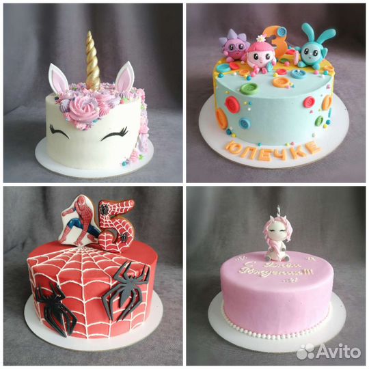 Торты, бенто - торты и капкейки на заказ