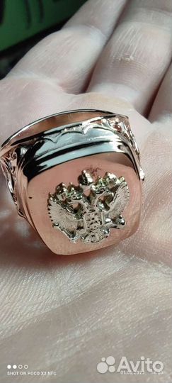 Мужская золотая печатка