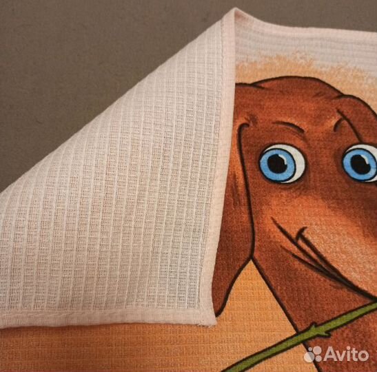 Полотенце с таксой