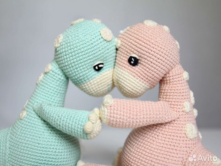 Динозавр мягкая игрушка, ручная работа