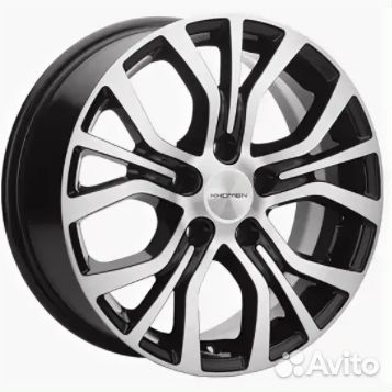 Диски Khomen KHW 1608 6.5x16 5*114.3 ET38 DIA67.1 Black-FP Литой