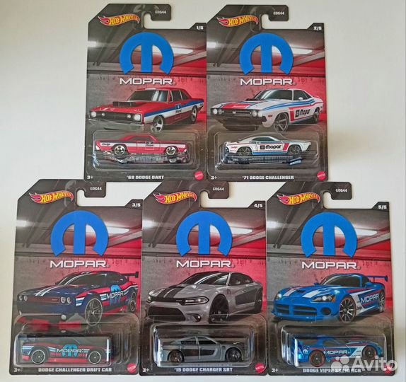 Hot Wheels Zamac и Mopar сеты