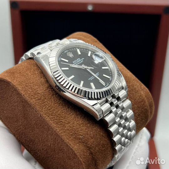 Часы Rolex DateJust Black 41 мм