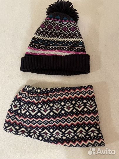 Детская шапка и снуд Uniqlo 8-10 лет