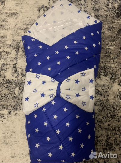 Конверт одеяло на выписку зима