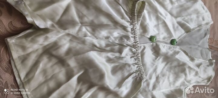 Костюмчик из натурального шелка