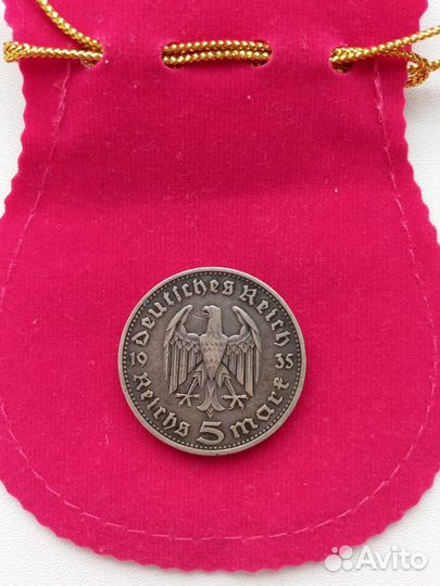 5 марок 1935 D серебро и другие