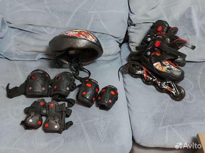 Роликовые коньки детские раздвижные