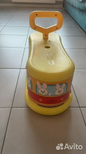 Каталка самокат игрушка автобус techteam