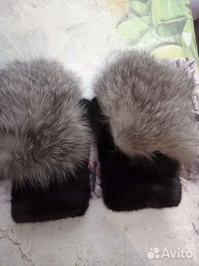Норковые варежки