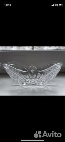 Хрустальная салатница СССР
