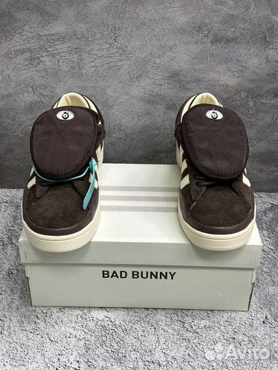 Кроссовки Adidas campus bad bunny коричневый