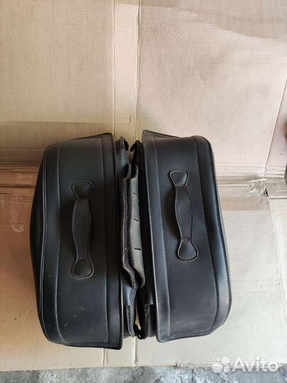 Кожаные боковые кофры sweep