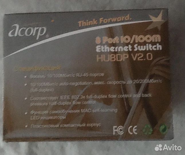 Коммутатор новый acorp