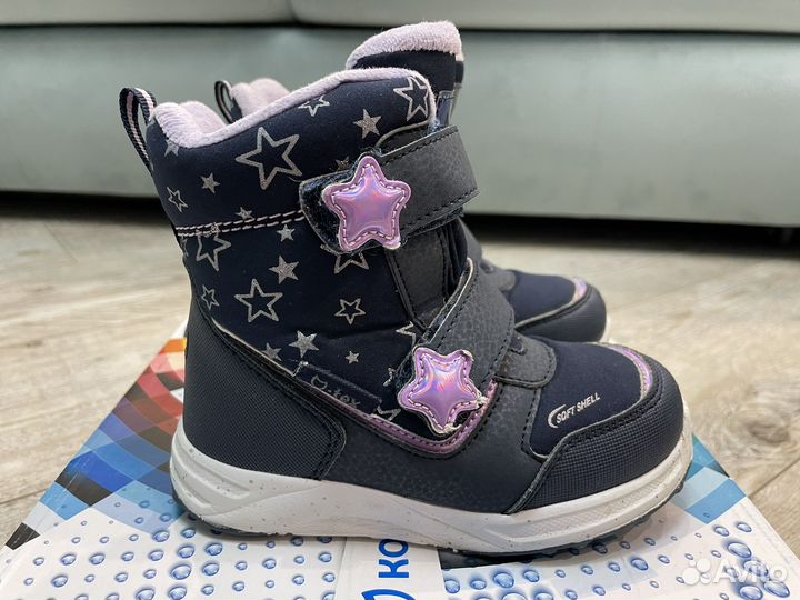 Зимние сапоги мембрана Котофей для девочки р.25