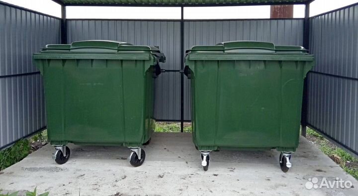 Пластиковый контейнер 1100л. Арт. 53757