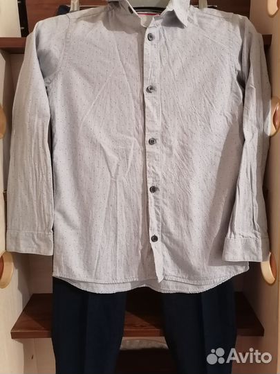 Школьный брючный костюм 128-134