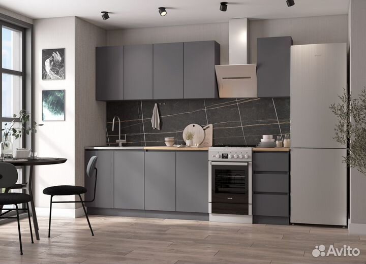 Кухня Мори Новая графит