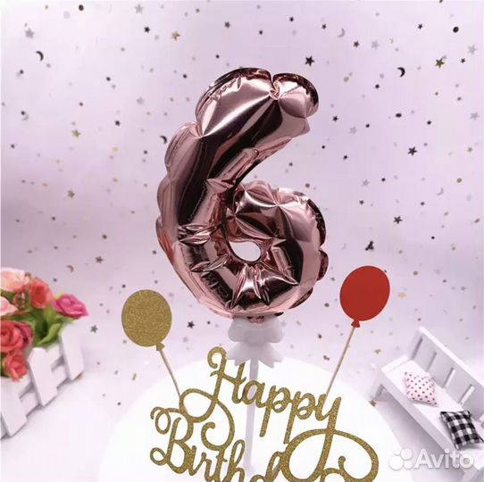 Мини топпер, цифры 3 и 6