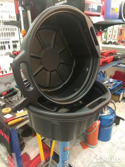 Поддон для слива масла пластик 16л