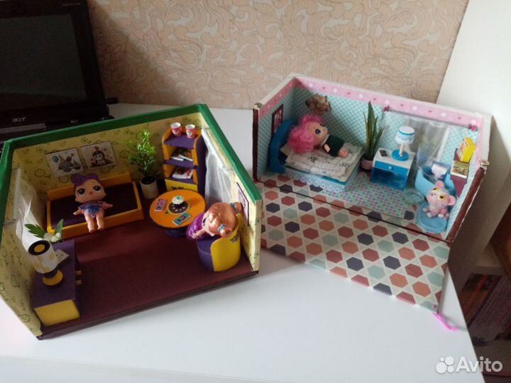 Комнатки для кукол лол