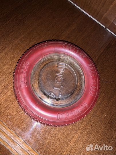 Пепельница Техмашэкспорт СССР резина