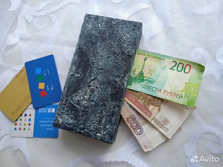 Шкатулка купюрница визитница ручная работа