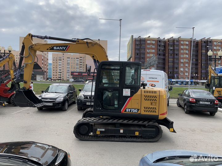 Мини-экскаватор Sany SY75C, 2022