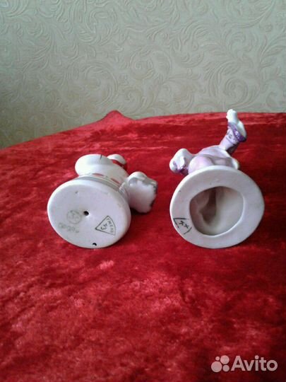 Статуэтки Лфз гжель рига германия и другое