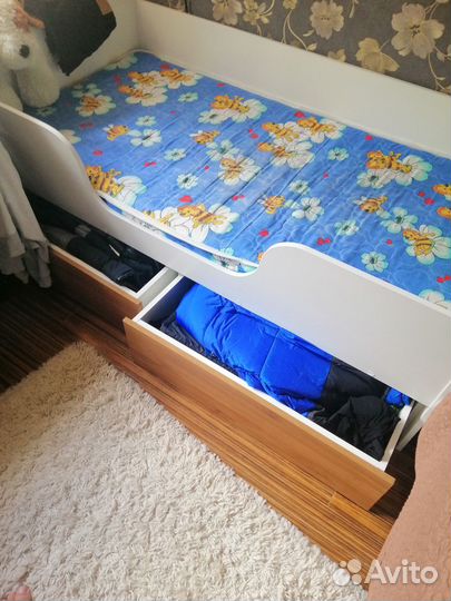 Кровать детская (подростковая) 84см*164см б/у