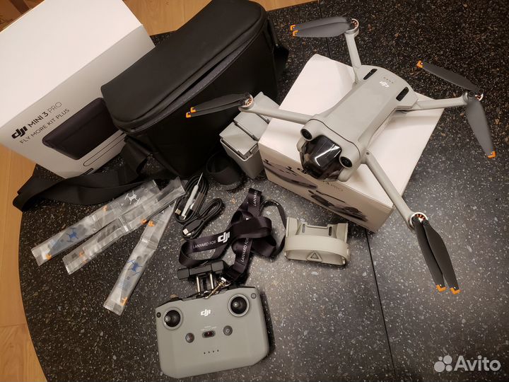 Dji mini 3 pro (сломан) + fly more kit