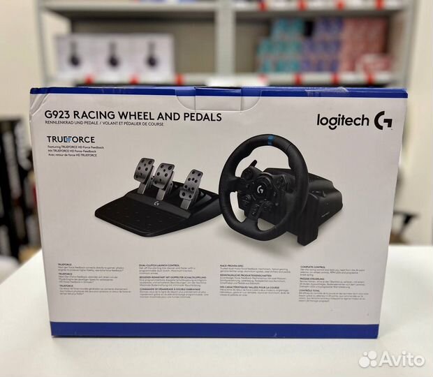 Руль Logitech G G923 trueforce (PS4 / PS5 / PC)