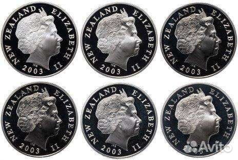 Монеты Властелин колец серебро набор в сундуке