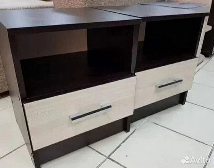 Тумбочка прикроватная эко Венге/Лоредо