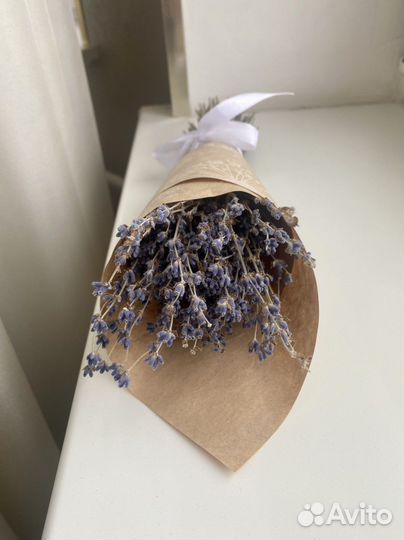 Букет из лаванды сухоцветы