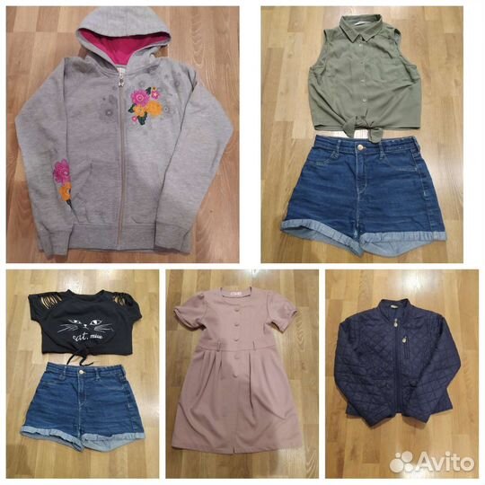 Одежда пакетом для девочки 10-11 лет