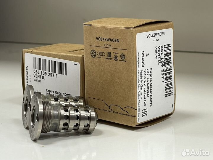 VAG 06l109257f клапан регулятора фаз gen 3