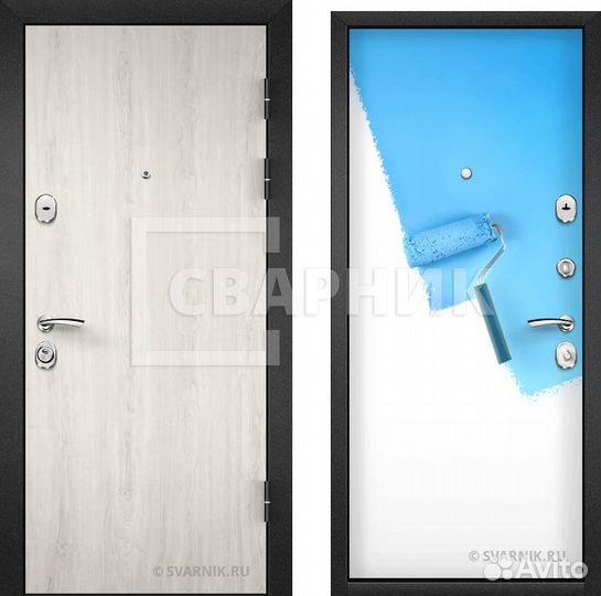 Входная дверь под покраску. Замер бесплатно