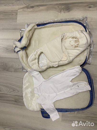 Конверт на выписку для мальчика зима