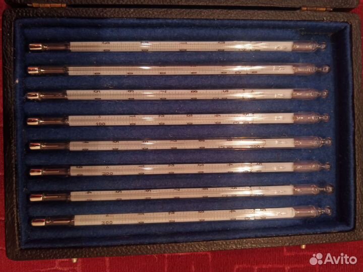 Набор старинных термометров.Германия