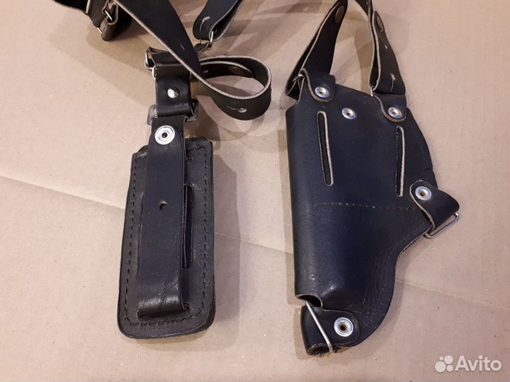 Кобура, комплект под пм. натуральная кожа. Состоян
