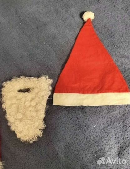 Комплект атрибутов к костюму деда мороза