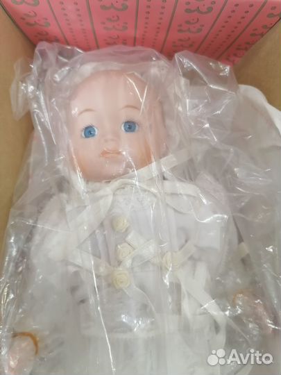 Редкая Винтажная фарфоровая кукла