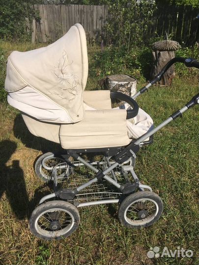 Коляска 3 в 1 трансформер Silver Cross бежевая