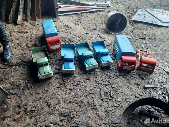 Грузовик игрушка СССР жесть Газ Лтз