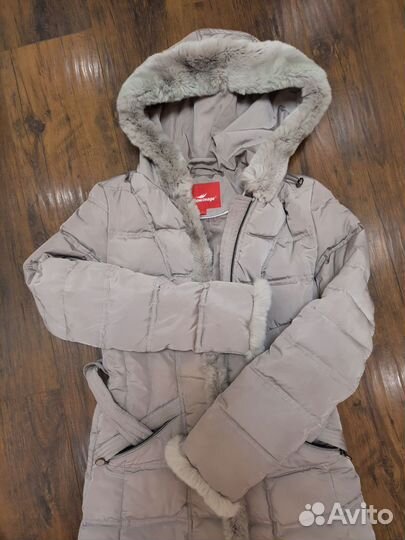 Пуховик длинный XS/S